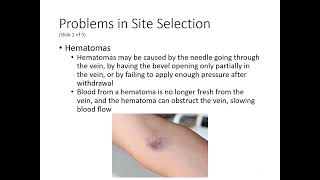 Preanalytical variables and venipuncture complications-Phlebotomy