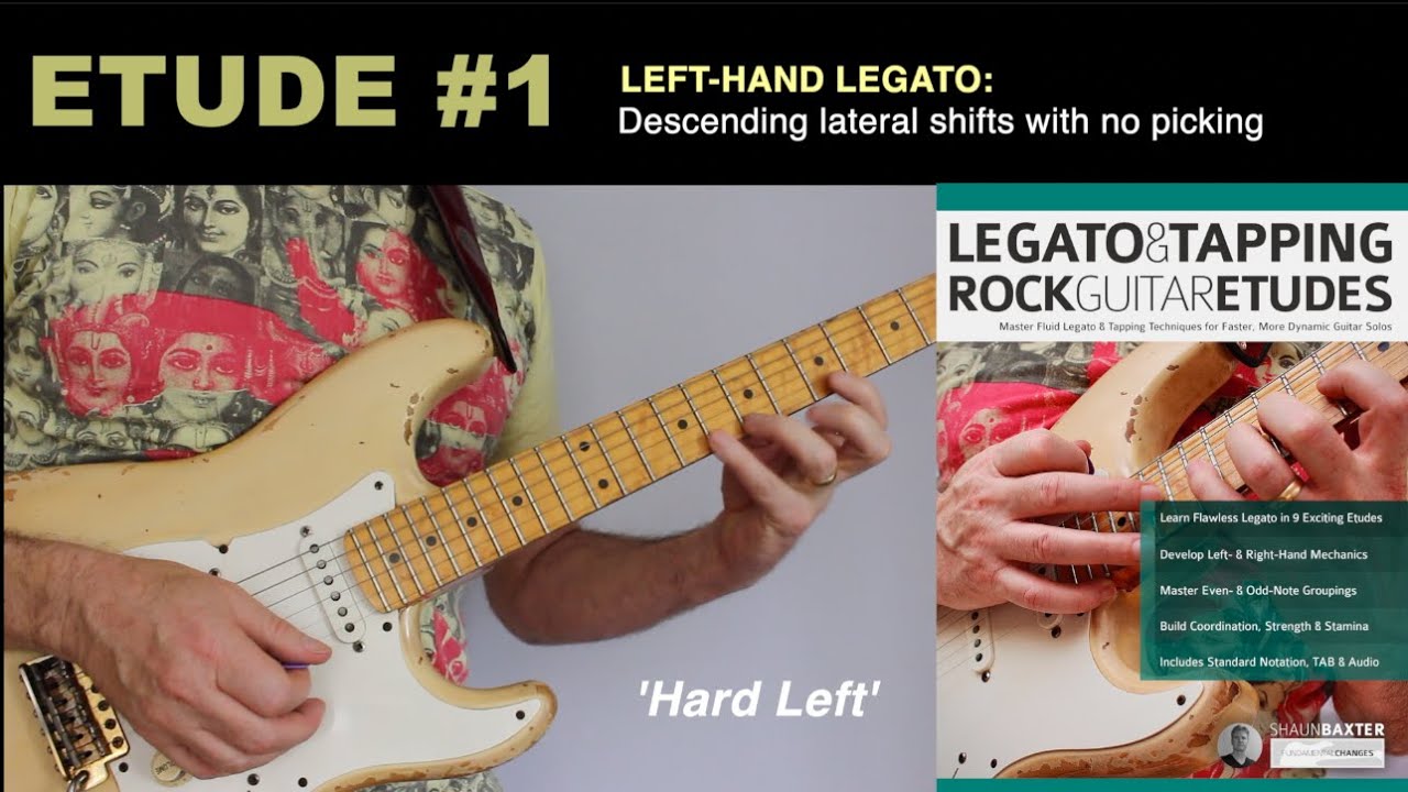 Legato & Tapping Etude #1: Hard Left