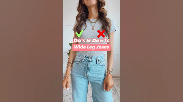 Do’s and Don’ts of Wide Leg Jeans | How to Style Wide Leg #Jeans (Shop on my #Amazon Storefront)
