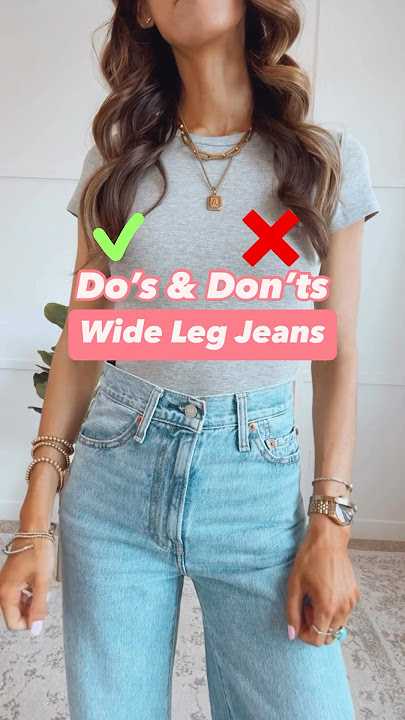 Do’s and Don’ts of Wide Leg Jeans | How to Style Wide Leg #Jeans (Shop on my #Amazon Storefront)