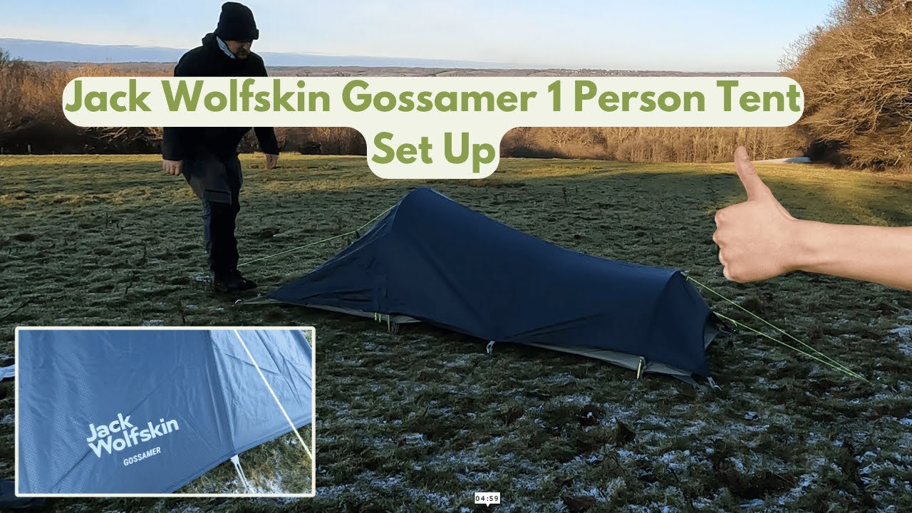 Jack Wolfskin Gossamer 1 Person Tent Set Up