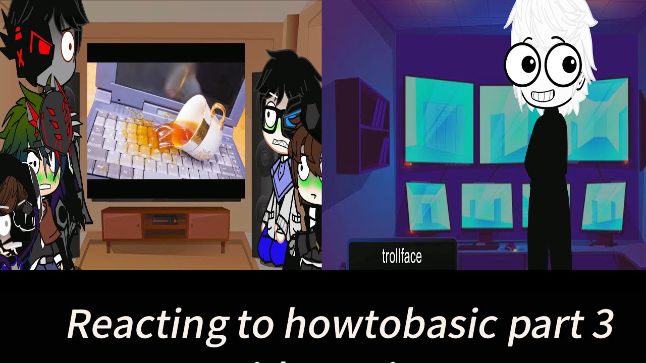 Reacting to @HowToBasic part 3 (with a twist) - YouTube