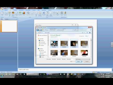 Cara Membuat Photo Album di PowerPoint 2007