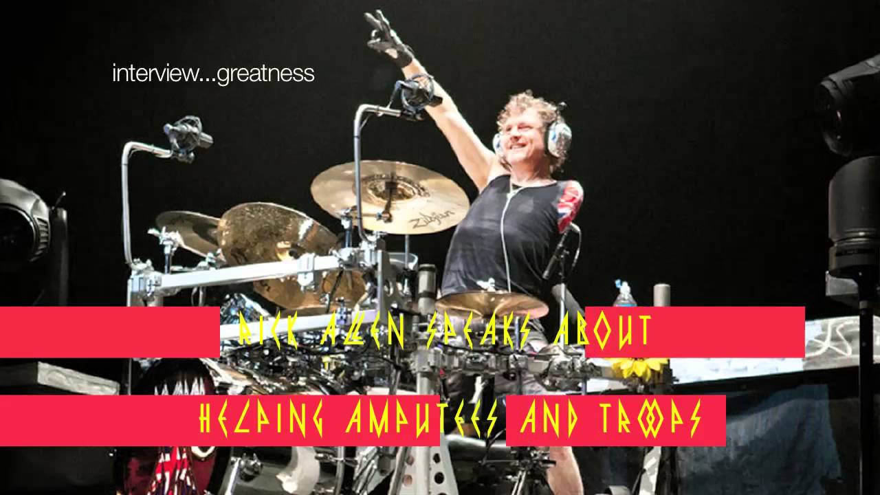 17 Rick Allen Speaks About One Hand Drum Company Helping Amputees