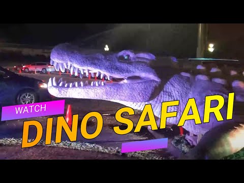 Dino Safari A Drive Thru Adventure Nc State Fair Grounds 21 Youtube