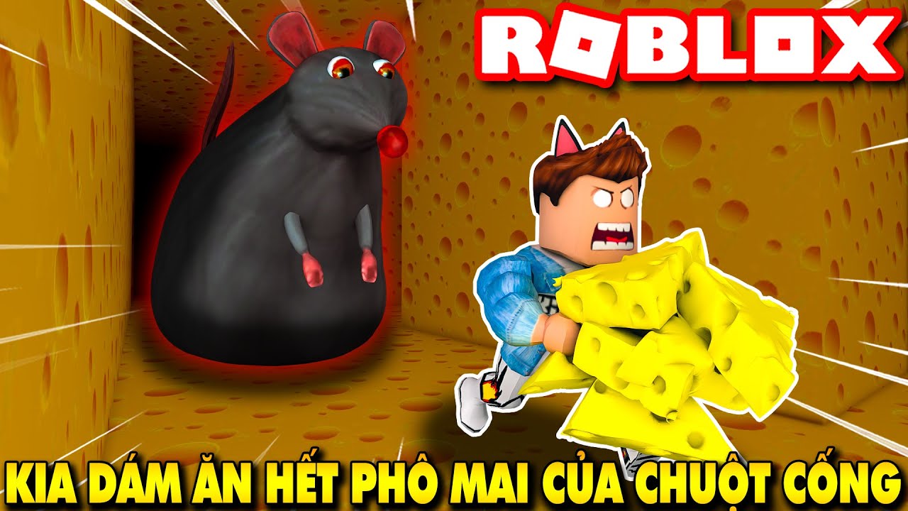 toy factory ro ไปยังไง New 2022 Roblox | CON CHUỘT CỐNG KHỔNG LỒ ĐÒI THỊT KIA VÌ ĐÃ ĂN HẾT PHÔ MAI CỦA NÓ - Cheese Escape | KiA Phạm