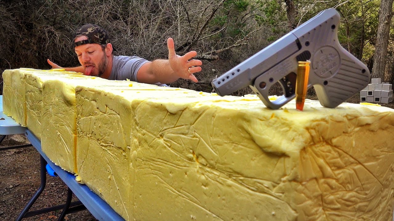 World'S Smallest Ak Vs 300Lbs Of Butter