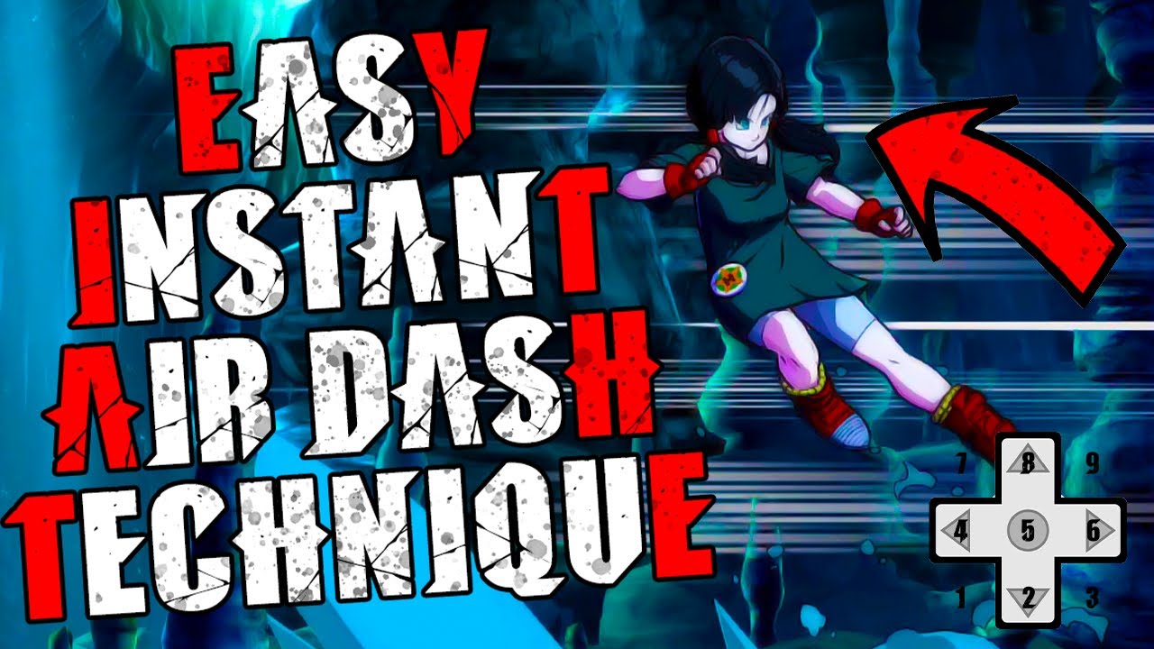 How To Instant Air Dash Without Macro In DBFZ, Guilty Gear, Melty Blood