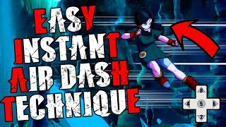 How To Instant Air Dash Without Macro In Dbfz, Guilty Gear, Melty Blood
