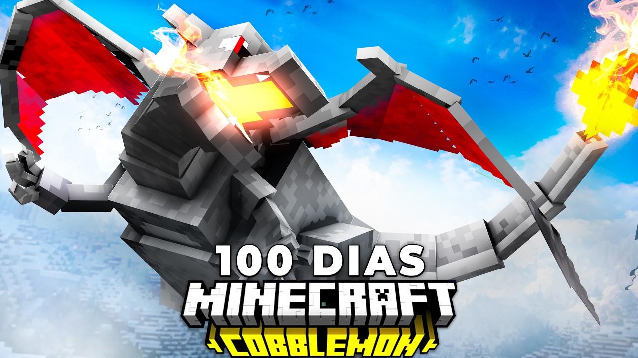 Pasé 100 DÍAS con INICIALES SHINY en Minecraft POKÉMON (Cobblemon 1.8)