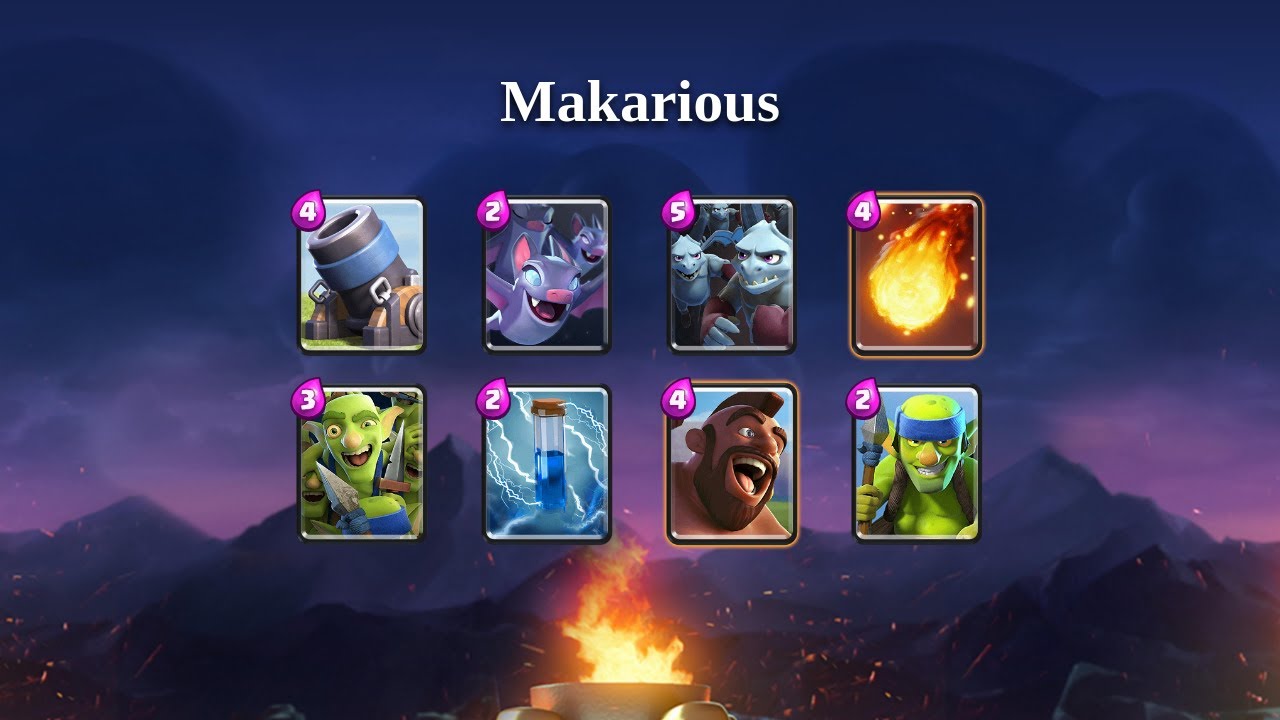 Makarious | Mortar, Hog Rider deck gameplay [TOP 200] | June 2020