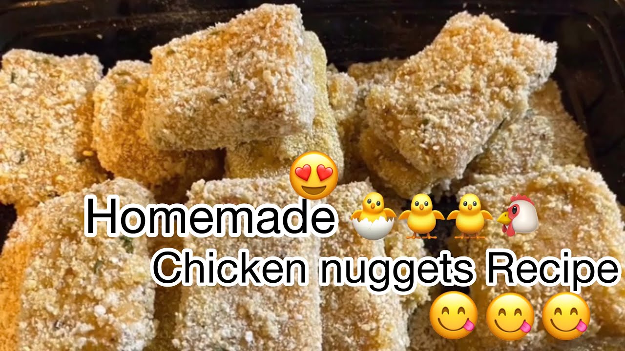 Homemade Chicken Nuggets Recipe Making McDonald’s Chicken McNuggets at home YouTube