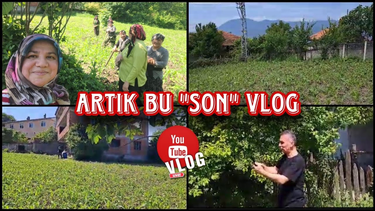 Köyde Misir kazdik✅Cok yorulduk❌Abim bize neler hazirlamis ✅Türkiye Vlog