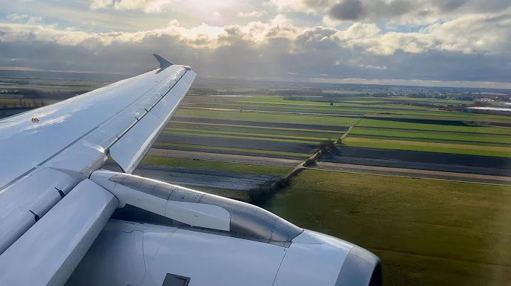 Lufthansa Airbus A319-100 Star Alliance Livery Winter Morning Arrival at Munich Airport | BIO-MUC