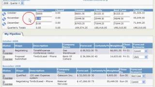 Sage CRM 105    Training   Forecasting