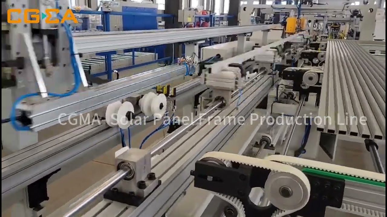 Aluminum Solar Panel Frame Fully Automatic Production Line