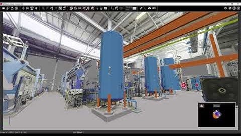 Short video showing an IFC file loaded in Leica JetStream Viewer