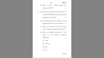 BCS-031  DECEMBER-2021 QUESTION PAPER IGNOU