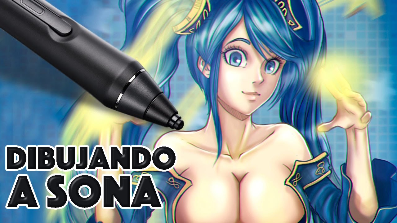 Dibujando a Sona (League of Legends)