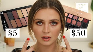 $5 VS $50 A Soft Glam DRUGSTORE DUPE?! 👀💰 screenshot 4