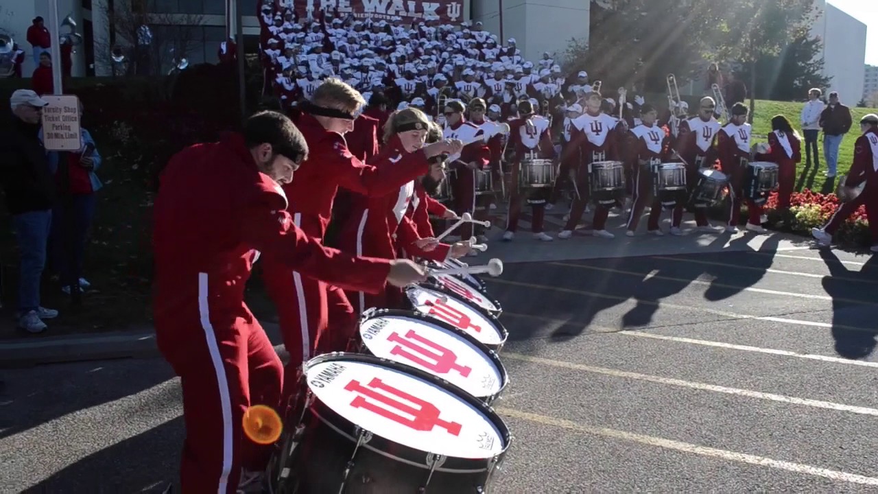 IU Marching Hundred Sing Sing Sing 11.12.16 YouTube