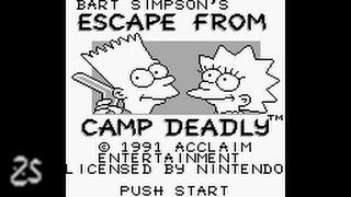 Bart Simpson's Escape From Camp Deadly (Game Boy) - playthrough screenshot 2