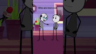 Who are more evil #funny #trending #memes #viral #animation #comedy