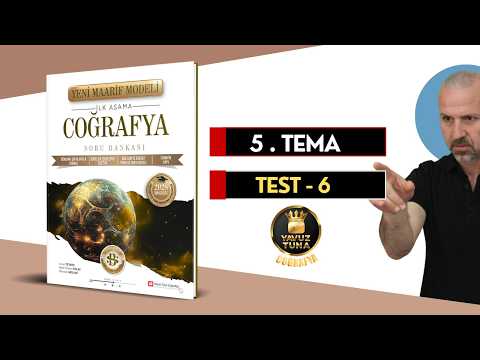 5.TEMA / TEST - 6 (Ekonomik Faaliyetler 6) #maarifmodelicoğrafya #maaricoğrafya