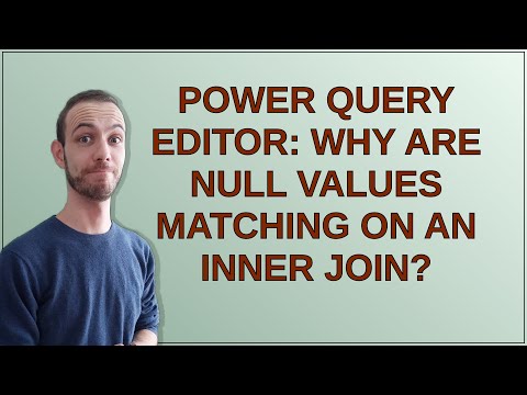 Power Query Editor: Why are null Values Matching on an Inner Join?