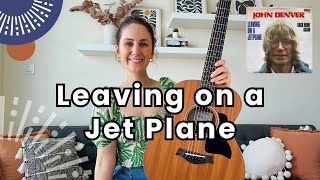 Leaving on a Jet Plane - John Denver [ MUST LEARN BEGINNER Guitar Lesson Tutorial!]