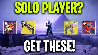 TOP 10 BEST WEAPONS EVERY SOLO DESTINY 2 PLAYER NEEDS! Season 21