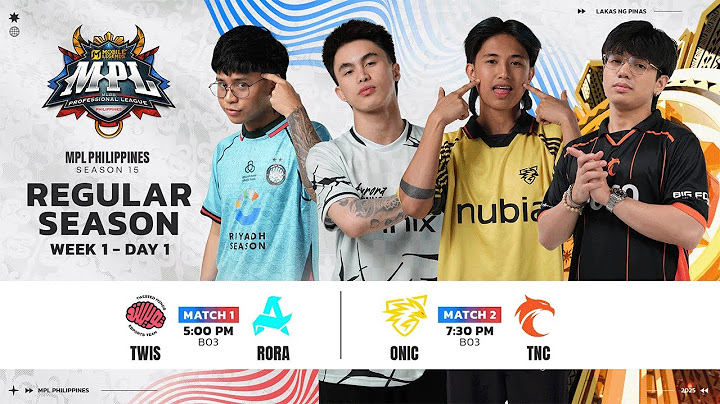 🔴 LIVE | MPL PH S15 | ENGLISH - Week 1 Day 1