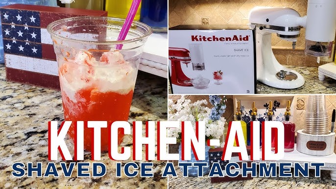 KitchenAid Shave Ice Attachment: Perfect crushed ice and more