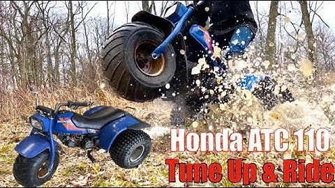 Honda ATC 110 Ride and Minor Restoration.