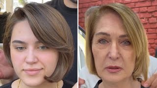 Popular Bob Haircuts For Women 2024 | Trendy Short Hair By Hairdressers