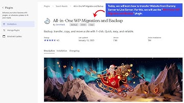 How To Migrate a WordPress Website to Live Server by Using All-in-One WP Migration and Backup Plugin