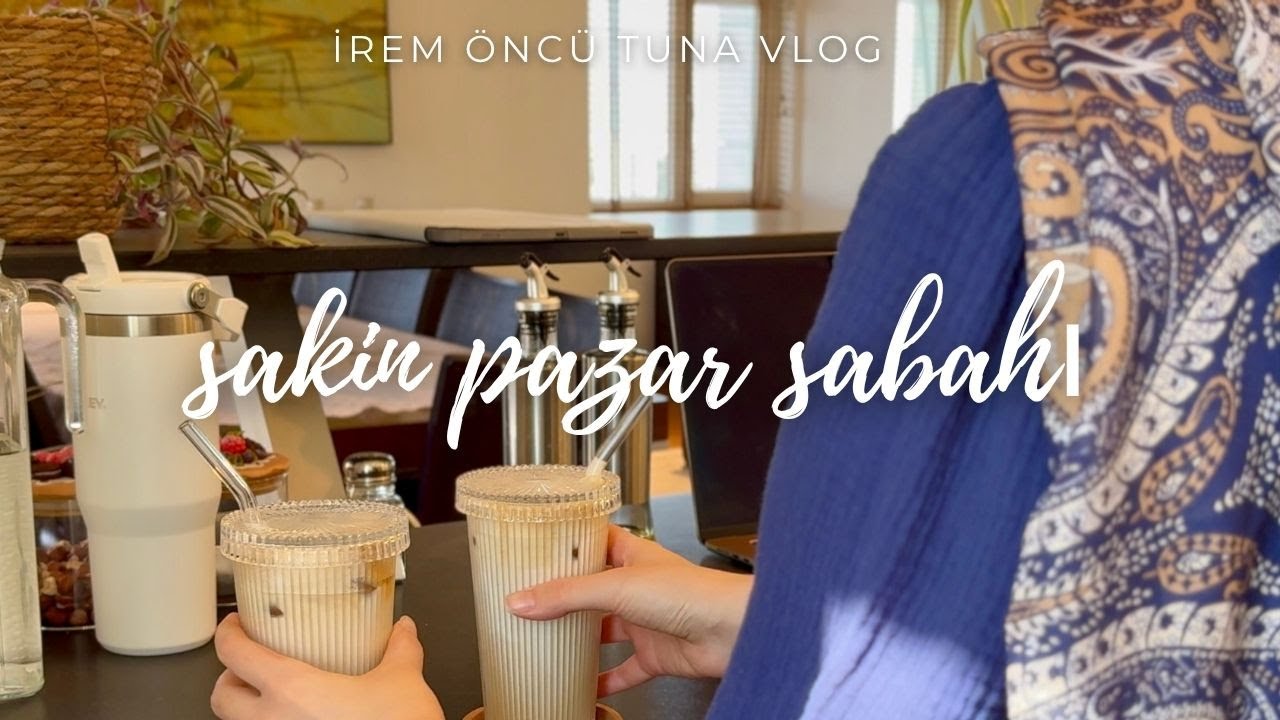 Спокойное воскресное утро⏐Вкусный завтрак, холодный кофе и печенье с какао 🍳☕️🍪