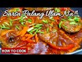 Sweet and sour fish  easy to cook sweet and sour fish tambakol recipe