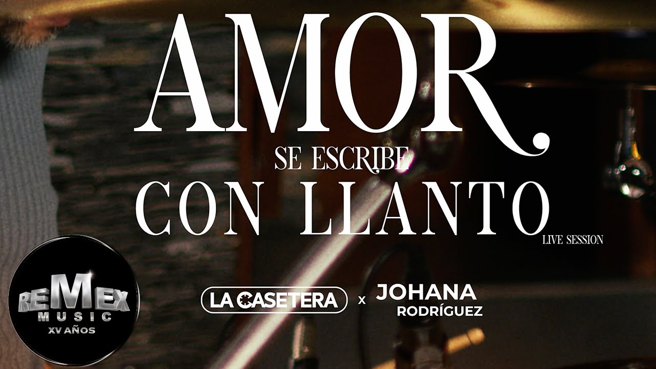 La Casetera x Johana Rodríguez - Amor Se Escribe Con Llanto [Live Session] (Video Oficial)