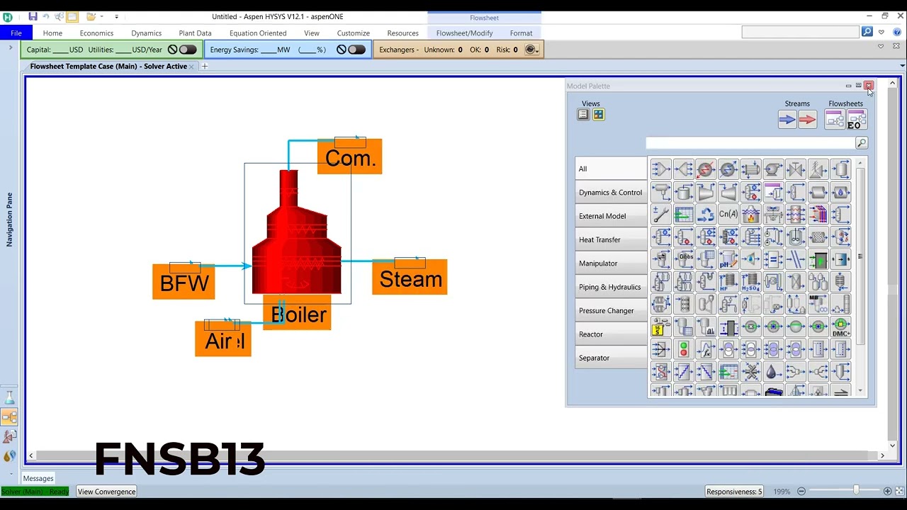 Aspen Hysys 12 1 Boiler Simulation YouTube Aspen Hysys 12 1 Boiler Simulation YouTube