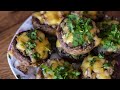 How To Make Gluten-Free Crab & Cheddar Stuffed Mushrooms | Rach & John's Date Night At Home