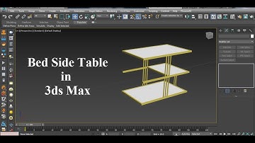 Bed Side Table in 3d Max | Side Table Modeling in 3ds Max | Side Table Design in 3d Max