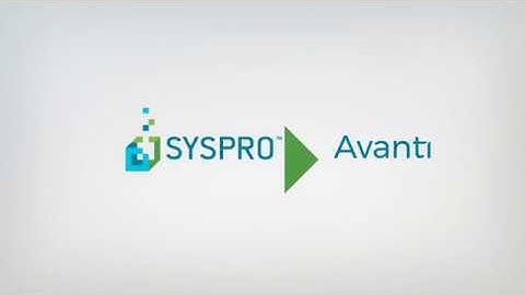 SYSPRO Avanti Web Interface