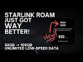 Starlink Roam Just Got WAY Better! Roam 50GB Is Now Roam 100GB