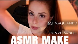 Asmr - Fazendo Make Completa E Conversando Com Vocês E Mais Barulinhos E Gatilhos