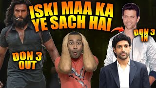 Hrithik Roshan In Don3 Farhan Akhtar Approach Ranvir Singh Out In Don3 Hrithik Roshan New Movie