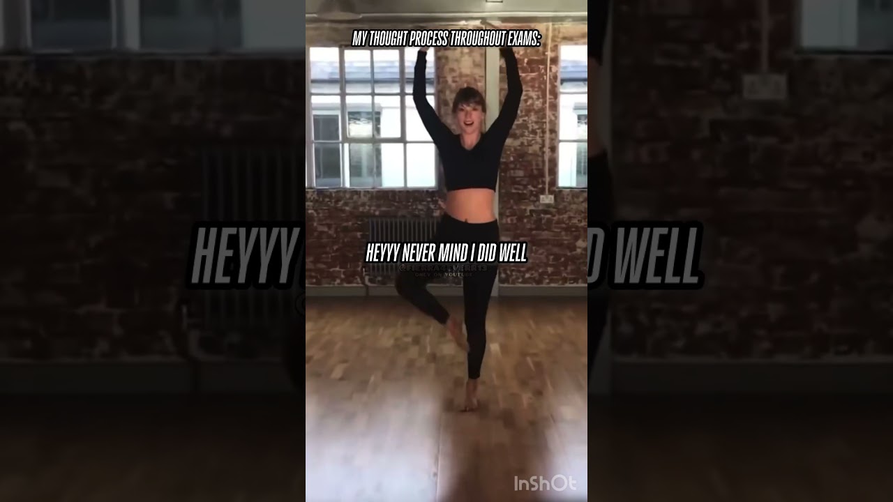 POV: Taylor Swift During Her Exams