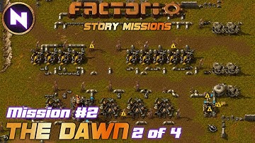 SOMEONE FAMILIAR WAS HERE BEFORE! | Mission 2: The Dawn (2 of 4) | Factorio Campaign Story Missions