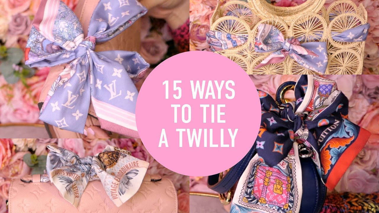 15 WAYS TO TIE A TWILLY ON A HANDBAG