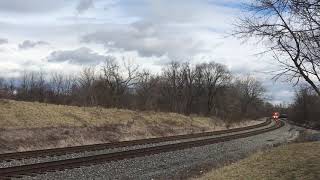 Ex-ATSF CN Loco Leads Empty CSX Ethanol Train